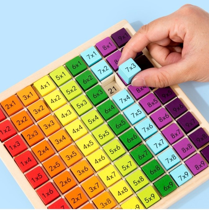 Wooden Multiplication Game