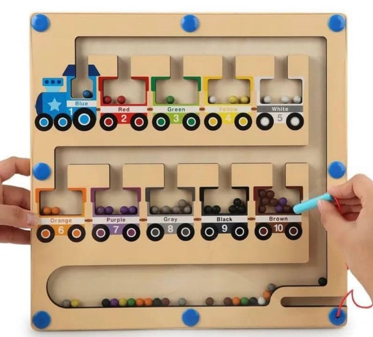 Magnetic Maze Train