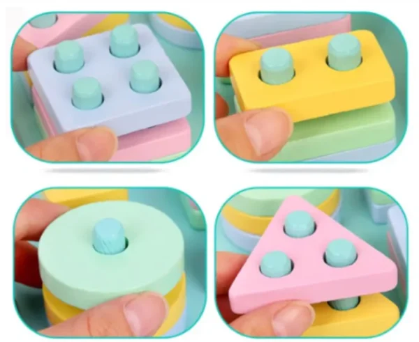 Geometric Four Shape Sorter - Image 3