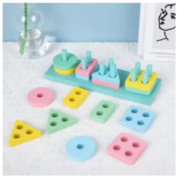 Geometric Four Shape Sorter