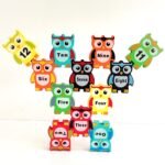 Wooden Stacking Toy - OWL Balancing - Image 2
