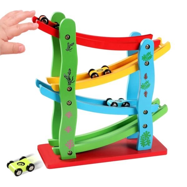 Wooden Ramp Race Track Set