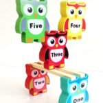 Wooden Stacking Toy - OWL Balancing - Image 4