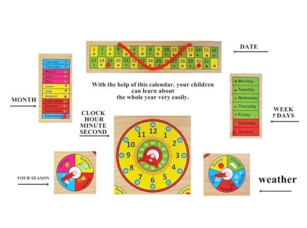 Wooden Calendar - Summer Board - Image 2