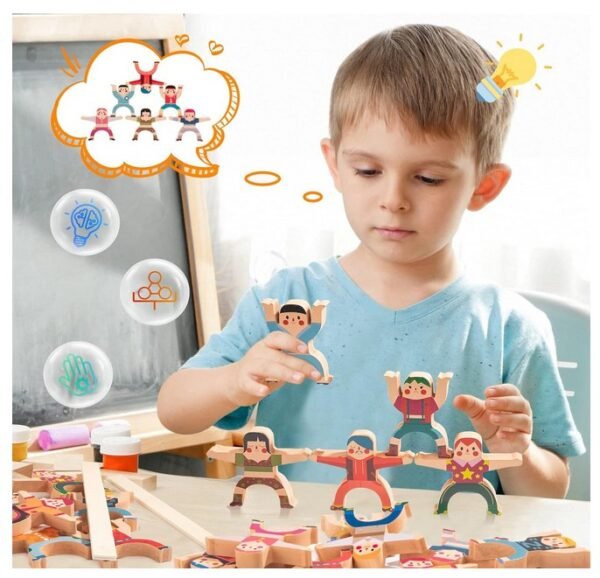 Wooden Stacking Toy - Hercules Jenga - Image 3