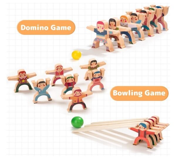 Wooden Stacking Toy - Hercules Jenga - Image 5