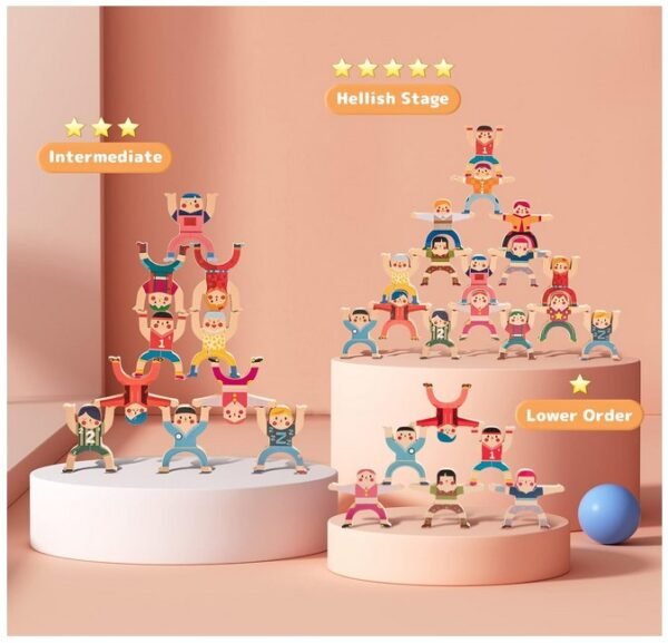 Wooden Stacking Toy - Hercules Jenga - Image 7