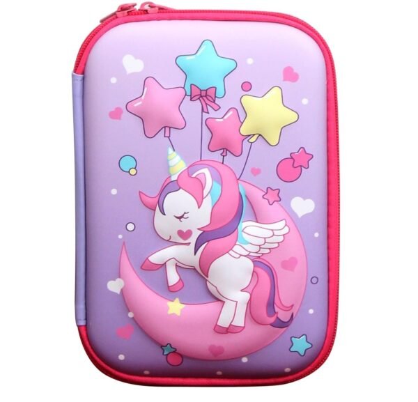 Unicorn Hard Shell 3D Pencil Case