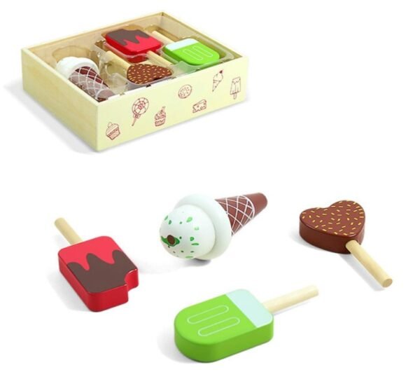Wooden Ice Cream Toy Set