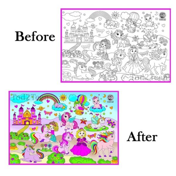 My Colouring Mat - Unicorn - Image 3