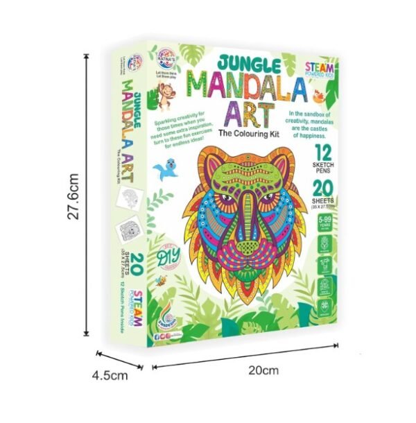 Mandala art - Jungle - Image 4