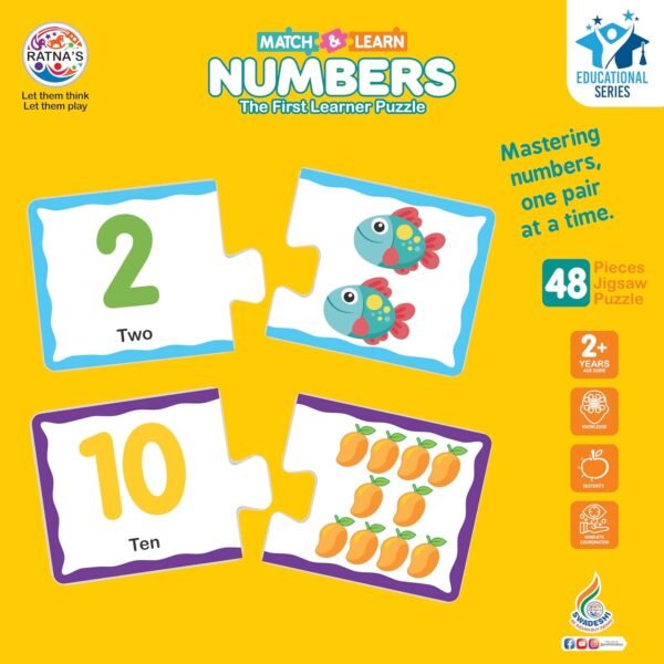Match & Learn Numbers Puzzle - Image 6