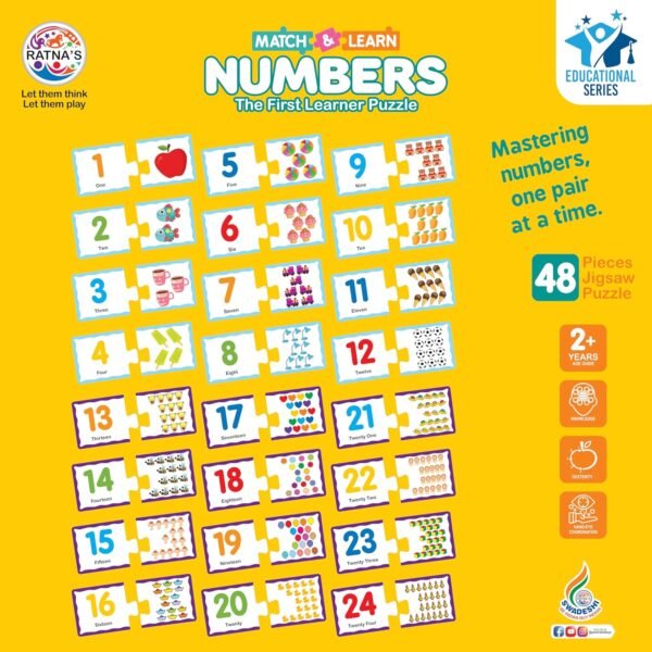 Match & Learn Numbers Puzzle - Image 7